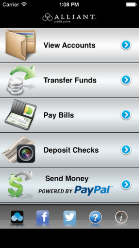 Alliant Credit Union Mobile Banking - iPhone